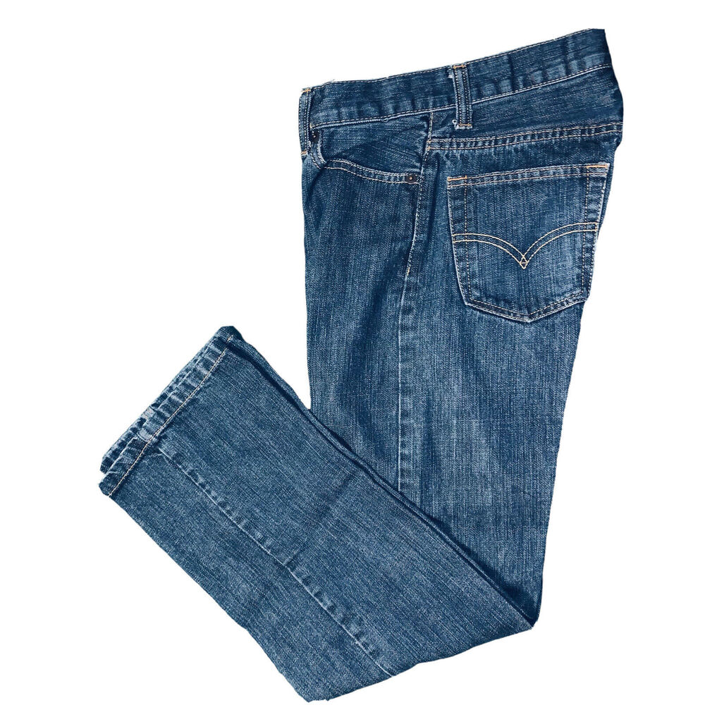 Levi Strauss 505 Boys Youth Straight Leg Jeans Size 14 Slim Regular 27 x 27 GUC